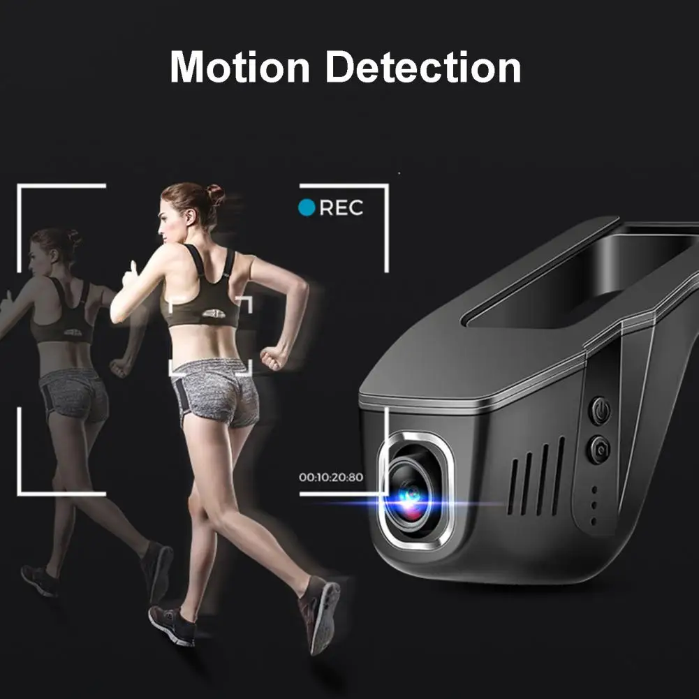 

Car DVR Dash Camera Driving Recorder Single Lens Nigh Vision 1290P Hidden High Clarity WiFi Car DVR Car Electronics