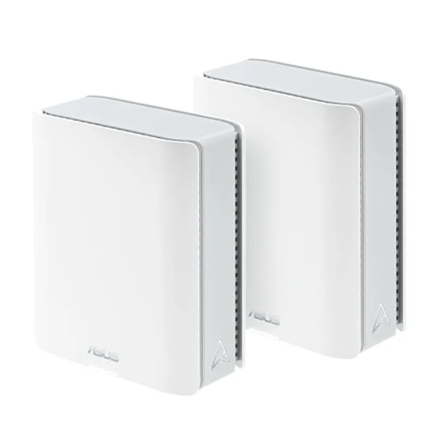 

ZenWiFi BT6 Tri-Band WiFi 7 Mesh 9.4 Гбит/с 5800 кв. футов Умная домашняя антенная мачта с 2 портами WAN 2.5G, функциями безопасности и родительского контроля (2 шт.)