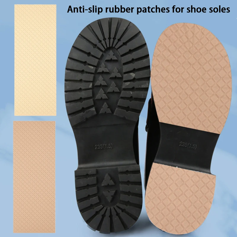 2Pcs Sneakers and High Heels Rubber Rubber Sole Repair Patches Self-adhesive Anti-Slip and Wear-Resistant Shoe Pads New