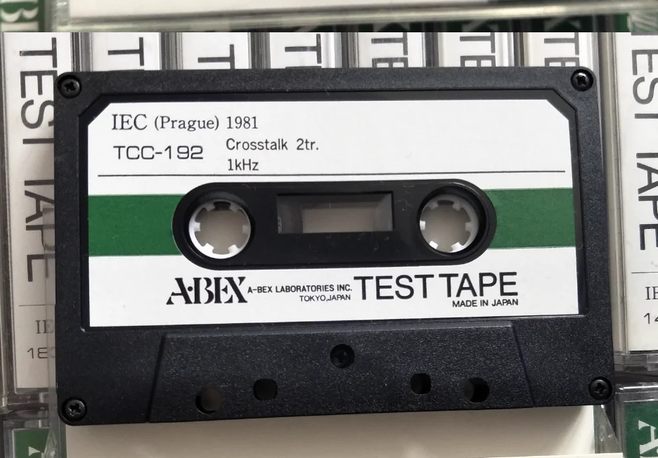 

Genuine for ABEX TCC-192 TEST TAPE