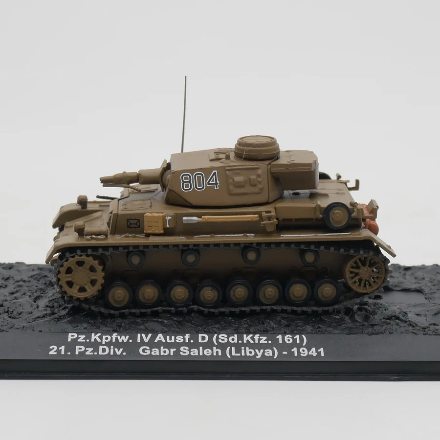 

Die cast 1:72 ratio Sd. Kfz.161 Pz Kpfw IV Ausf D World War II German IV Tank Model Alloy Simulation Model