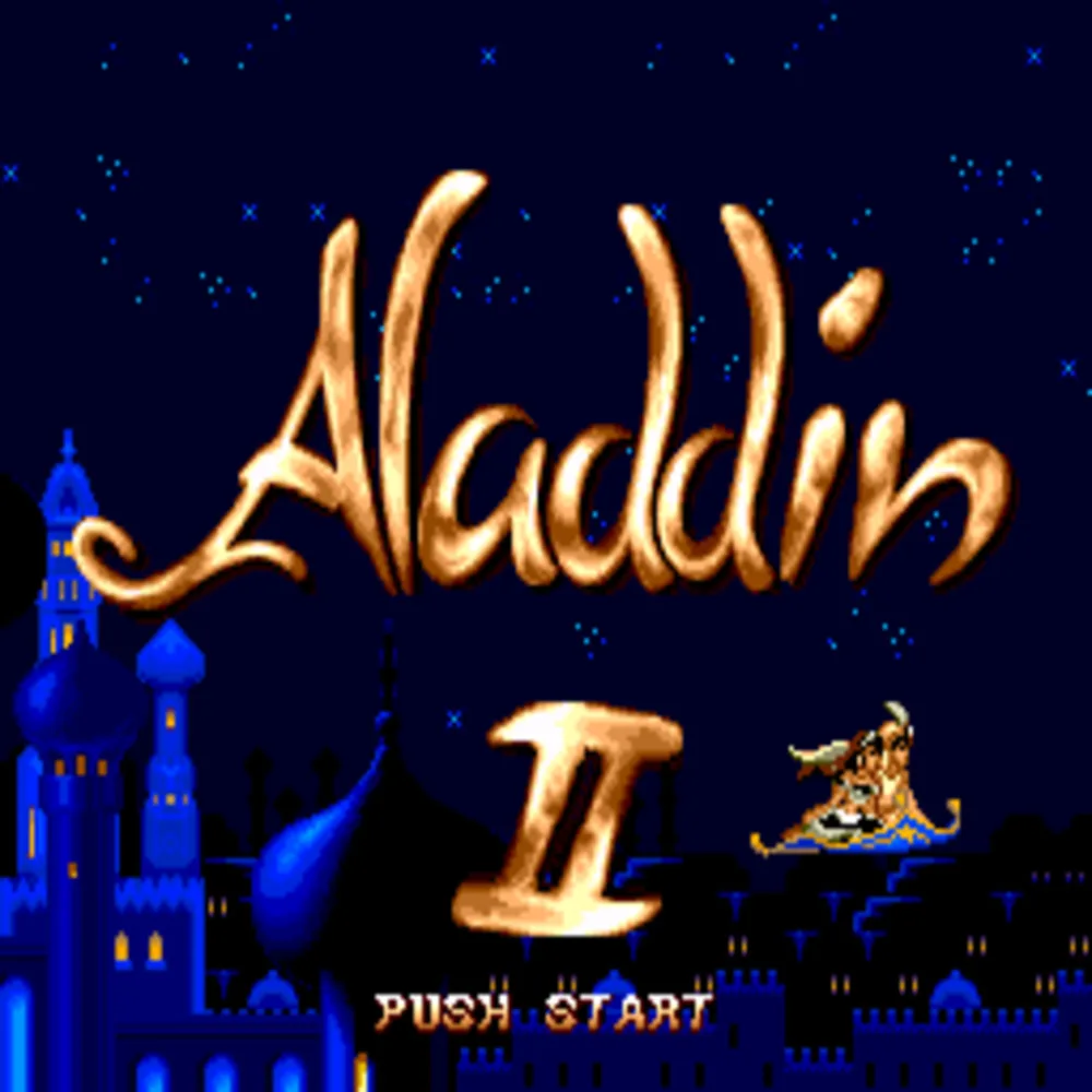 Aladdin 2 16bit MD Game Card For Sega Mega Drive For Genesis