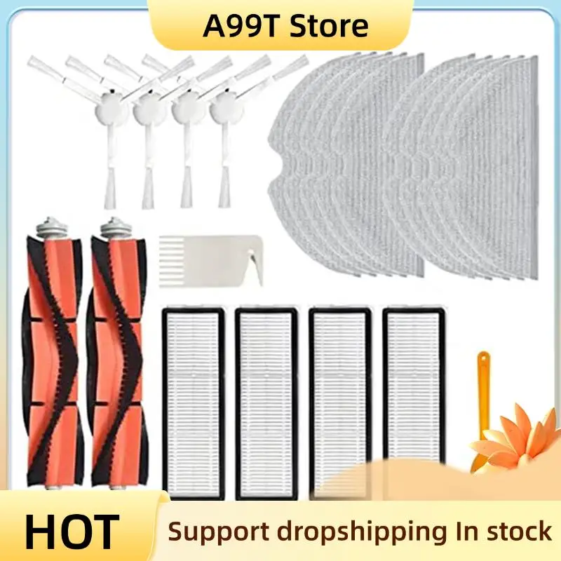 A99T For Xiaomi 1C 1T 2C STYTJ01ZHM SKV4093GL For Dreame F9 Vacuum Finder Spare Parts Accessories Main Side Brush Mop Filters