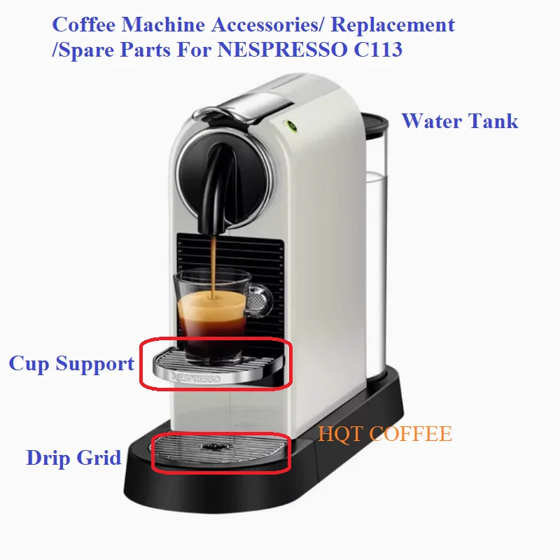 ملحقات ماكينة القهوة/استبدال/قطع الغيار شبكة التنقيط/دعم الكوب لملحقات استبدال نسبرسو C113