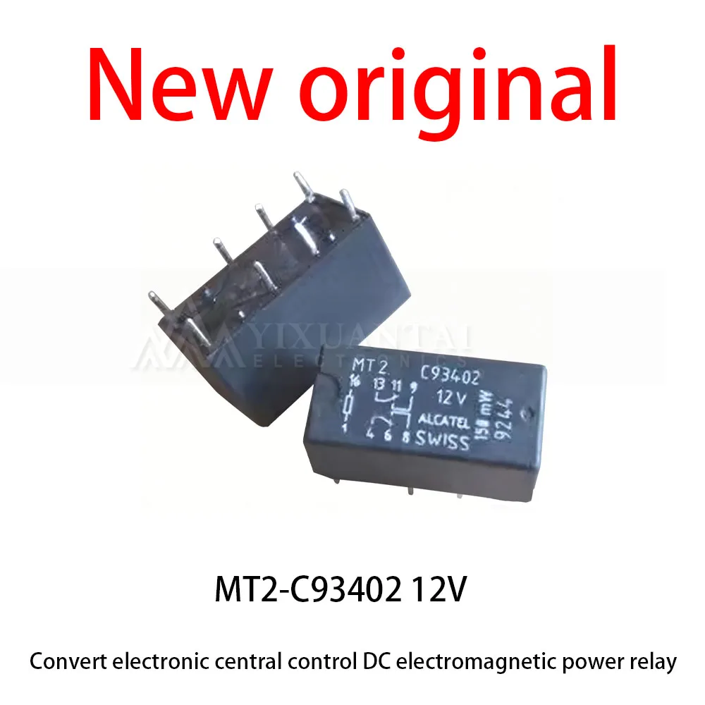 2Pcs/Lot New original  MT2-C93402 12V Convert electronic central control DC electromagnetic power relay