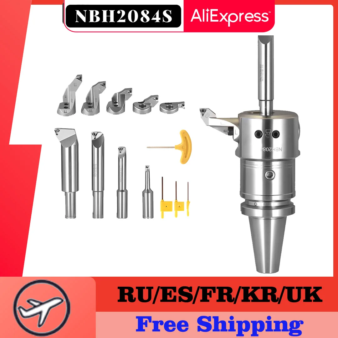 

NBH2084S BT30 BT40 BT50 NT40 CAT40 SK40 MTA4 LBK Boring Tools NBH2084S Tool Holder Fine Tune Boring Head Boring Tool NBH2084S