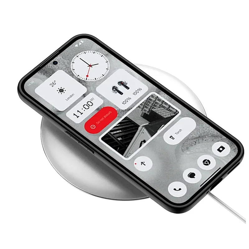 

Luxury Painted Leather Soft Case For Nothing Phone 3A Back Light Precision Hole Shockproof Cover For Nothing Phone 3A 2A Case