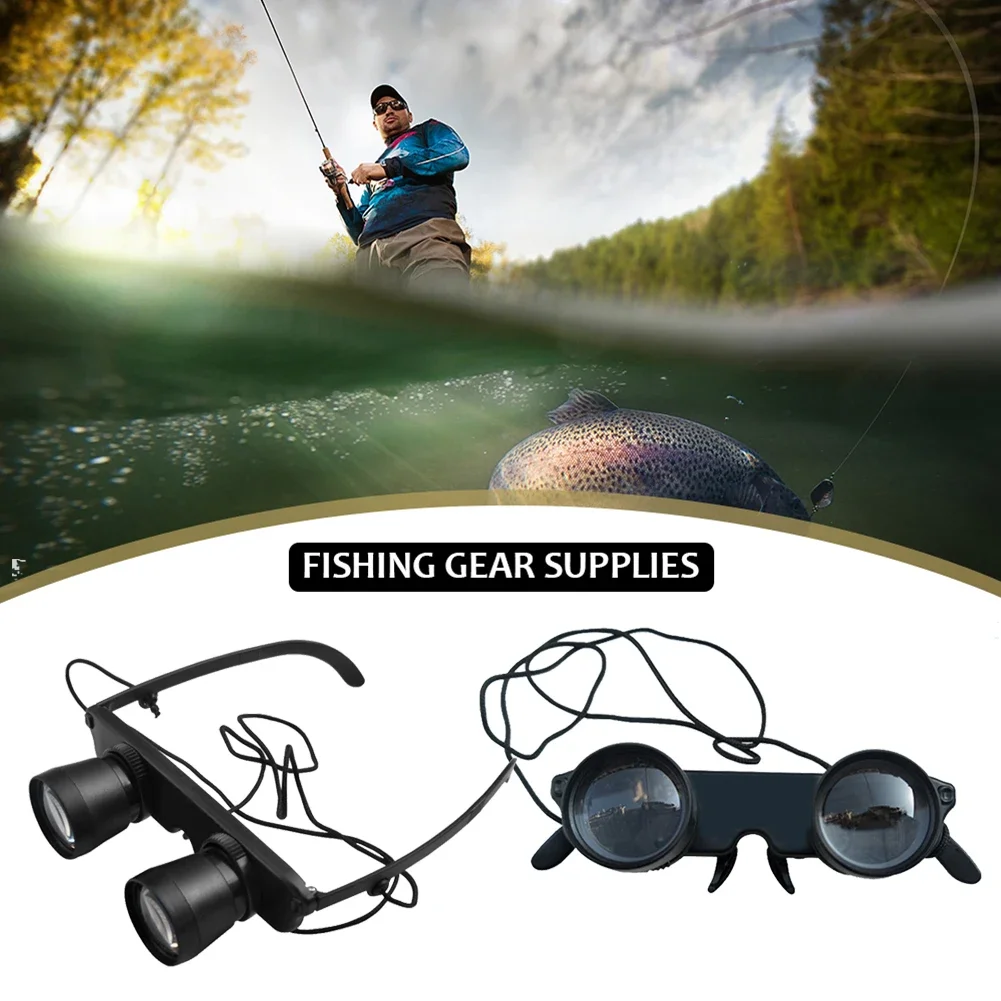 Telescopio da pesca occhiali con Zoom regolabile binocolo da pesca lente in resina ottica lente d\'ingrandimento portatile per esterni per la