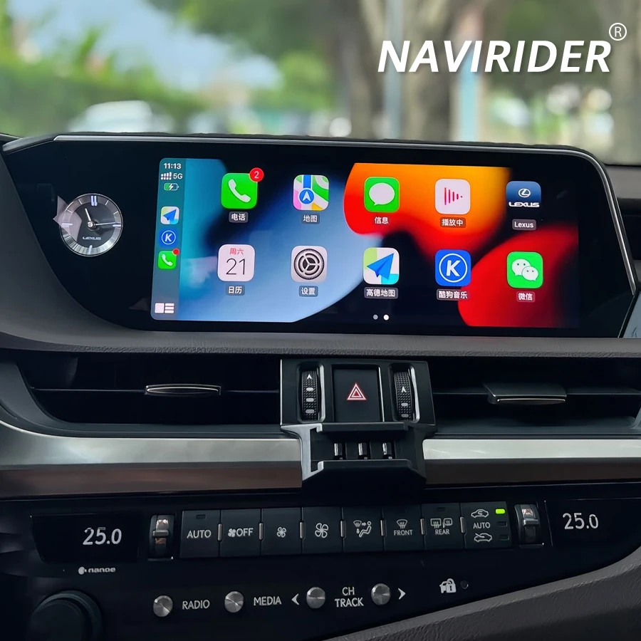 Navigaiton Carplay BT Android14 Touch Screen For Lexus ES ES300h ES350h ES300 ES330 ES350 2018-2021 Multimedia Player Stereo GPS
