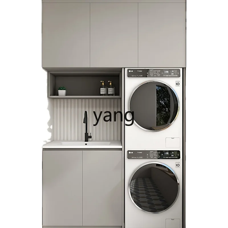 

Yjq Honeycomb Aluminum Balcony Ark Laundry Drying Double Machine Washboard Washbasin Laundry Tub Companion