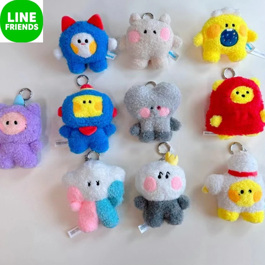 

Брелок Line Friends TREASURE TRUZ, брелок для ключей, кошелек для кукол, рождественский подарок для девочек