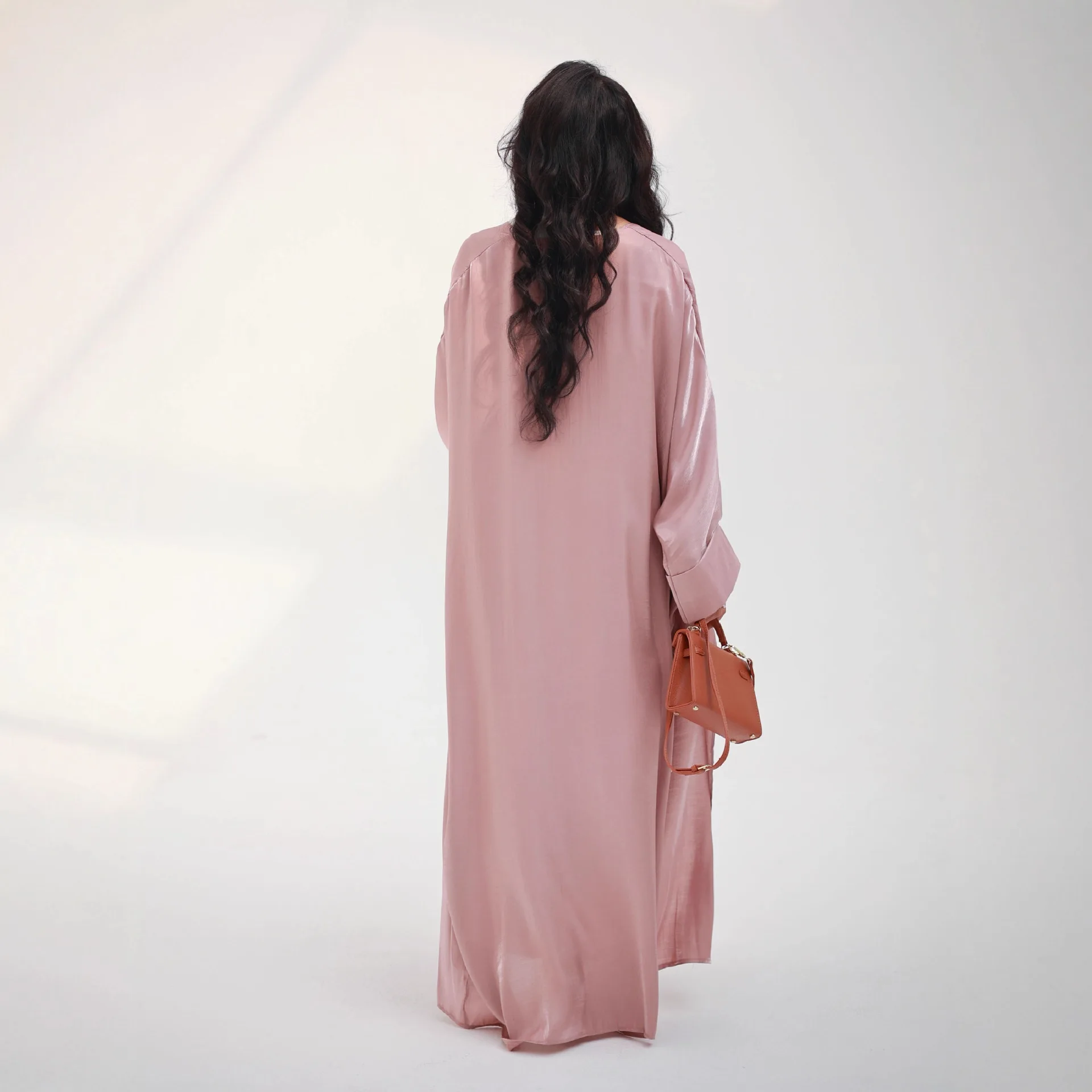 Offener Abaya-Kimono für Frauen, langes Kleid, Strickjacke, muslimisches Dubai, arabisches Sommerparty, Ramadan-Kaftan-Kleid, Jalabiya, islamische Kleidung