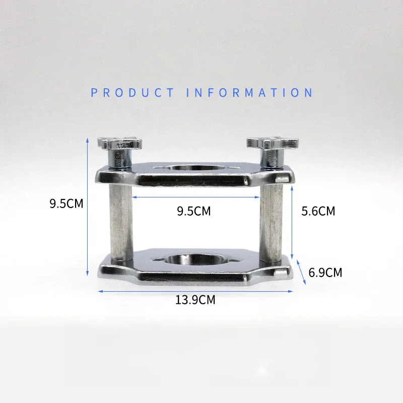 Simple Press for Dentistry Single Layer Press Stainless Steel Boiled Tooth Box Reline Jig for Dentistry Laboratory