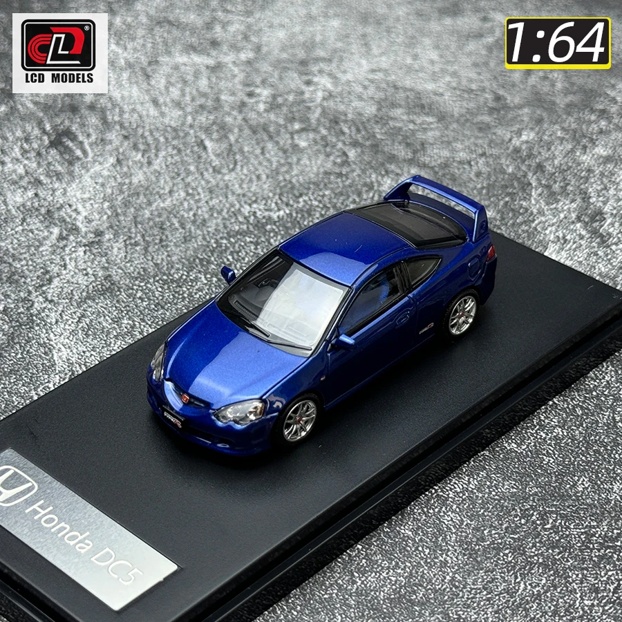 LCD 1/64 scale Honda INTEGRA TYPE R DC5 Open front cover metal sports car model static display holiday gift