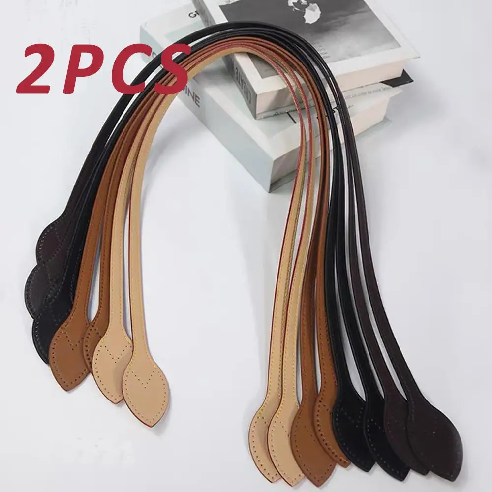 

HOT 1 Pair PU Leather Shoulder Bag Strap Girl's Bag Belt Bag Handle DIY Replacement Handle Bag Accessories Handbag Handle Straps