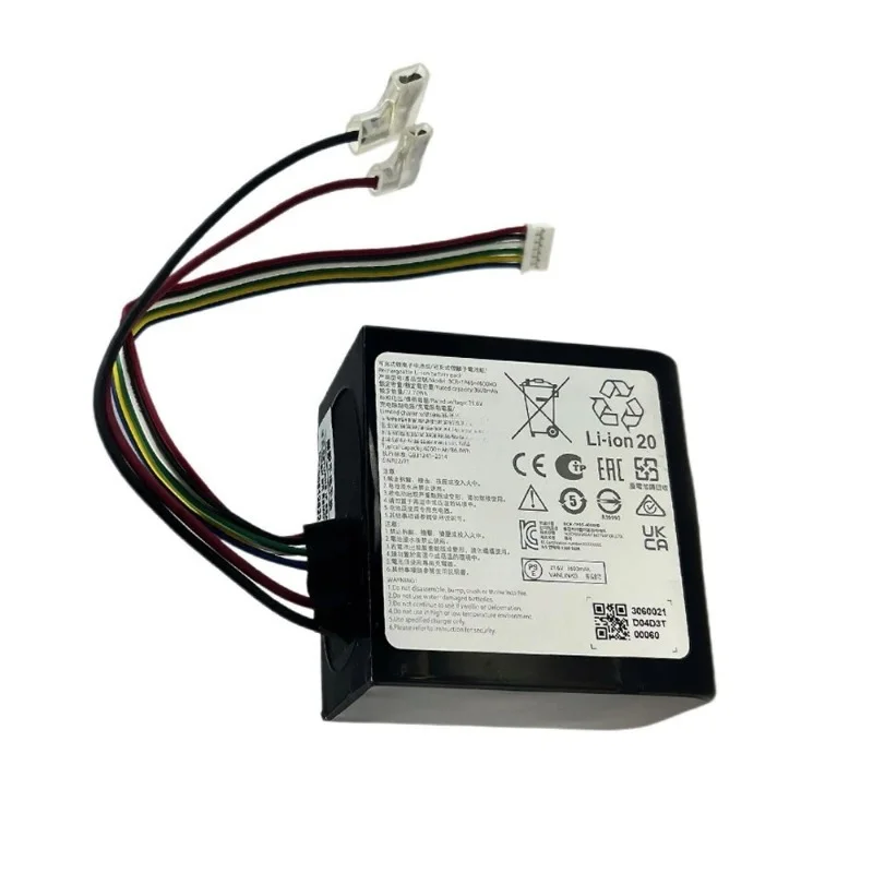 21.6V 4000mAh 5000mAh 6000mAh Battery For Roborock A10+Ultra / A10UltraE Vacuum Cleaner High Quality Replacement Battery