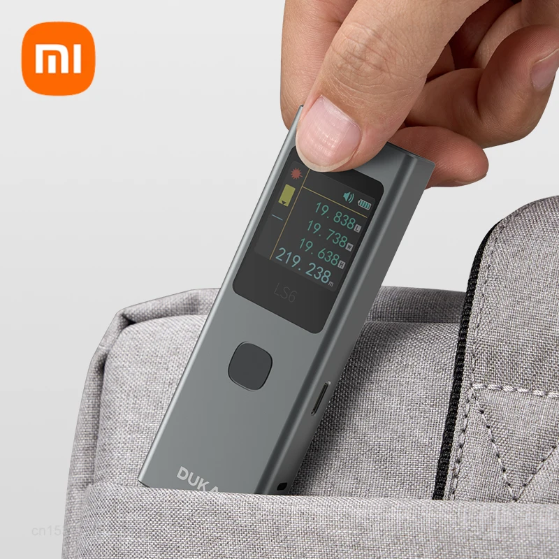 Xiaomi duka atuman ls6 laser entfernungs messer 40m hand gehaltener entfernungs winkel messer messgerät wiederauf ladbarer digitaler laser linien marker