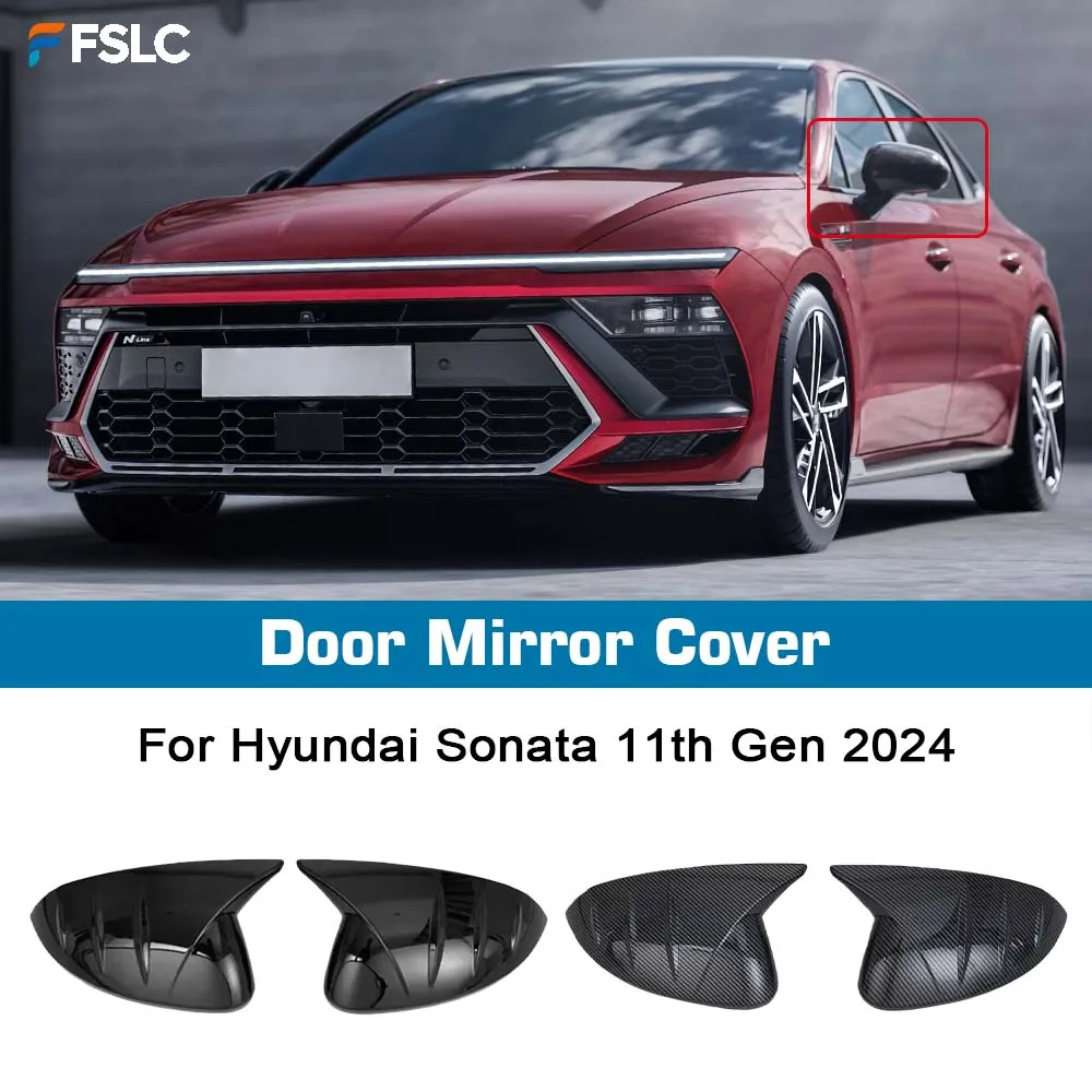 

⭐Genuine⭐ Car Decoration Door Mirror Cover For Hyundai Sonata 11th Gen 2024 Car Rearview Accessories Exterior Styling Stickers