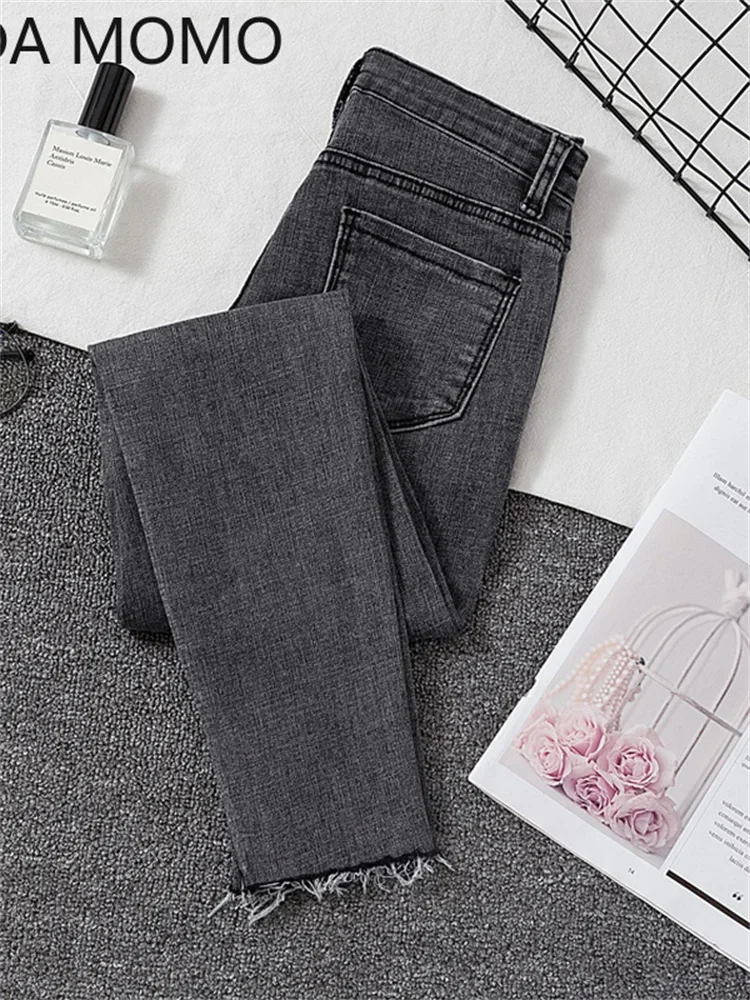 Jeans femme Denim pantalon noir femmes jean femme Donna Stretch bas Feminino pantalon slim pour femmes pantalon