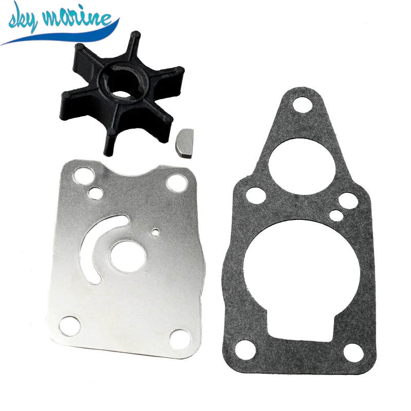 17400-98651 Water Pump Impeller Kit 17400-98650 17400-98652 for Suzuki 2 Str Outboard DT4 DT5 Motor Replace Sierra 18-3260