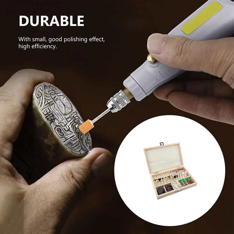 100Pcs accessori Set di utensili rotanti abrasivo per Dremel legno elettrico incisione su metallo taglio rettifica intaglio scatola di lucidatura
