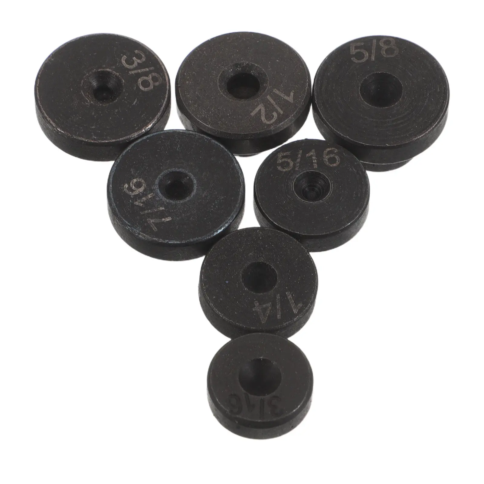 7Pcs Precision Carbon Steel Punch Expanding Drill Bit Set Brake Line Flaring Tool Replacement Dies for Automotive Motorcycle
