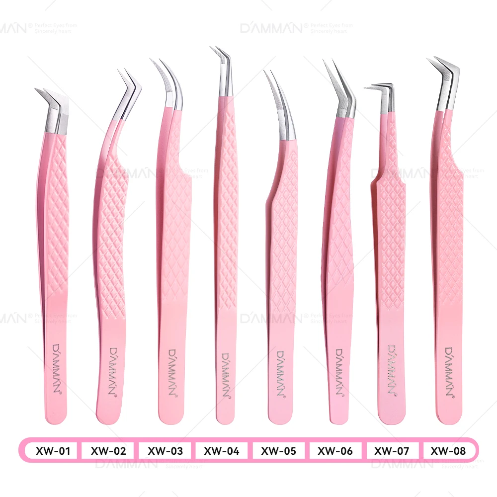 다만 섬유 팁 속눈썹 연장 핀셋 정밀 고품질 속눈썹 연장 핀셋 미끄럼 방지 속눈썹 핀셋 메이크업 도구