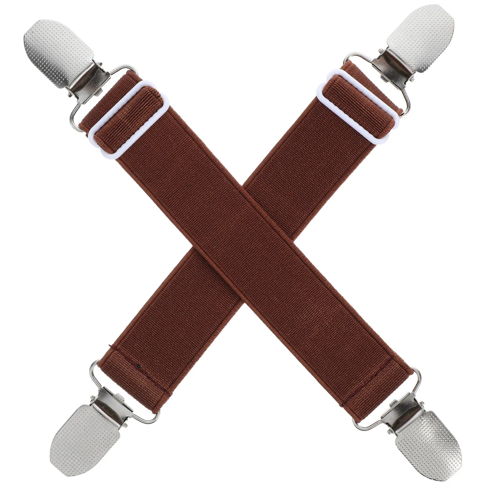 

1 Pair Multifunctional Elastic Pants Clips Adjustable For Cycling Biking Windproof Riding Outdoor Sports Sofa Cushion Fasteners