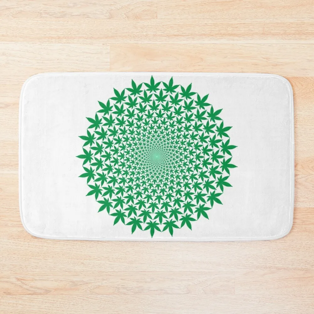 

Weed Illusion Bath Mat Modern Bathroom Accessories Entrance Carpet Mat