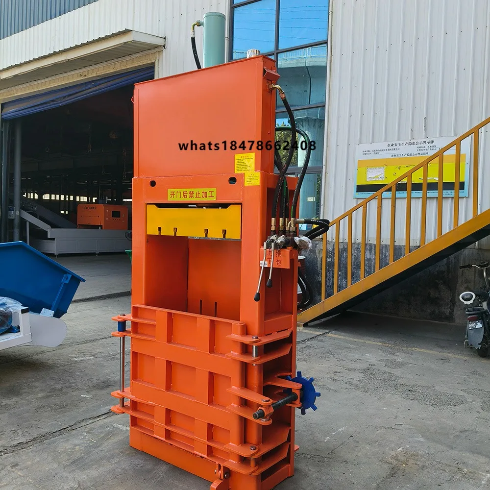 Industrial Hydraulic Baler Press Scrap Tire Metal Vertical Baling Machine for Plastic Wood Metal Recycling Baler Machine