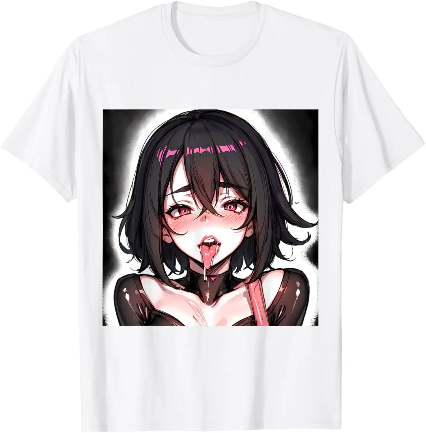 Mens Clothing Sexy Lewd Anime Girl Ecchi Waifu Anime Hentai T-Shirt Graphic Tee Funny Harajuku Otaku Y2K Tops