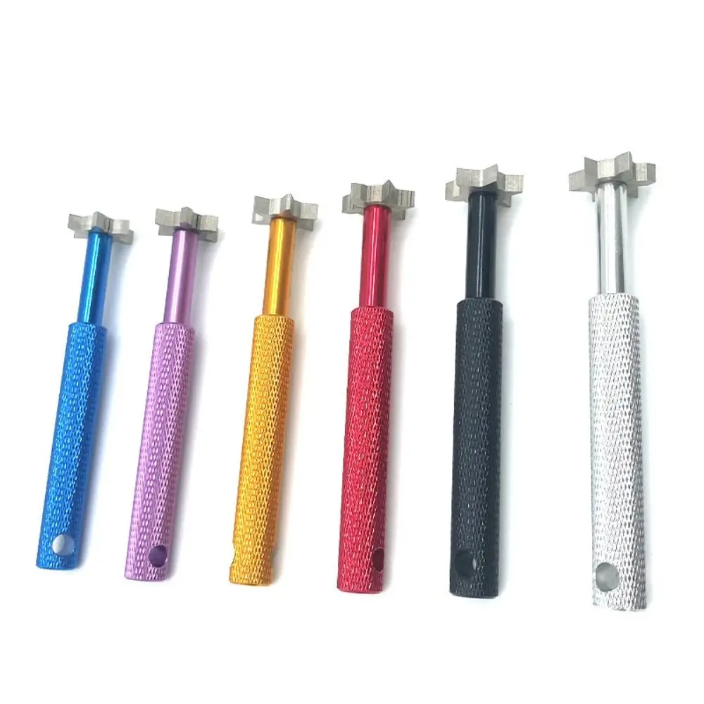 Strong Golf Club Sharpener HEAD WEDGE Alloy Non-SLIP Golf Club Grooving Sharpening เครื่องมือทําความสะอาด 6 สีกอล์ฟ Sharpener