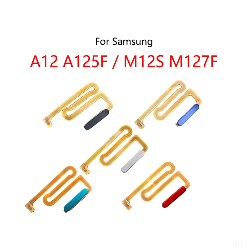 Przycisk Home Odcisk palca Touch ID Przycisk zasilania Wyciszenie Przycisk boczny Włączanie / Wyłączanie Elastyczny kabel do Samsung Galaxy A12 A125F / M12S M127F