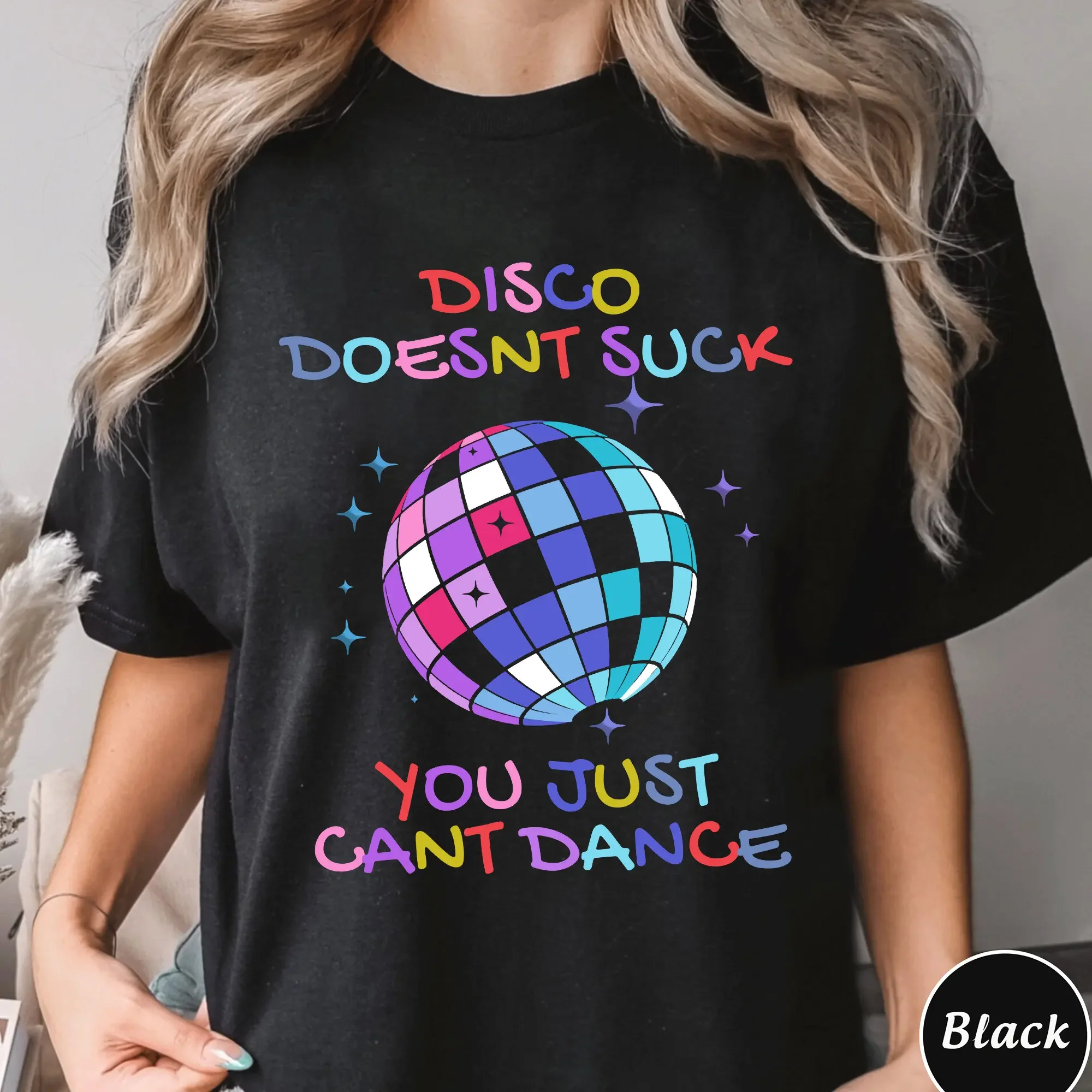 Disco no chupa que simplemente no puedes bailar sudadera camiseta tendencia divertida única para el amante