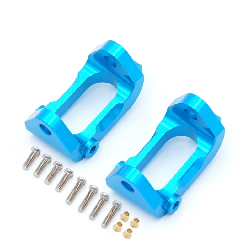 

A13Q-2Set Aluminum Front Rear Steering Hub Base C Carrier Knuckle Upgrade Kit For Wltoys A959 A949 A969 A979 K929 1/18 RC Car