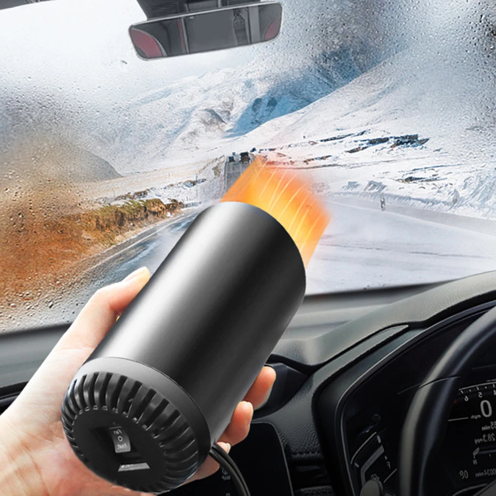

12V 150W Electric Heater Car Windshield Defroster Compatible with vehicles equipped with 12 V DC cigarette lighter ports
