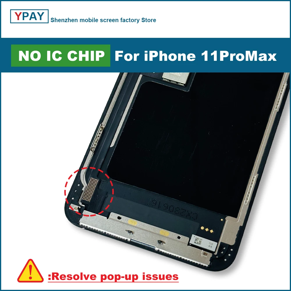 NO IC Chip JK Series For iPhone 11 LCD 11Pro12 12Pro LCD Display Touch Screen Digitizer Assembly No Dead Pixel Replacement Parts