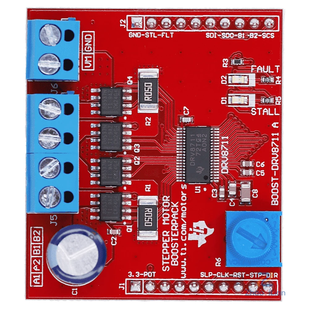 For BOOST DRV8711 Stepper Motor Driver Booster Pack 50V 4 5A Full Bridge Motor Drive Evaluation Board Spot Stock