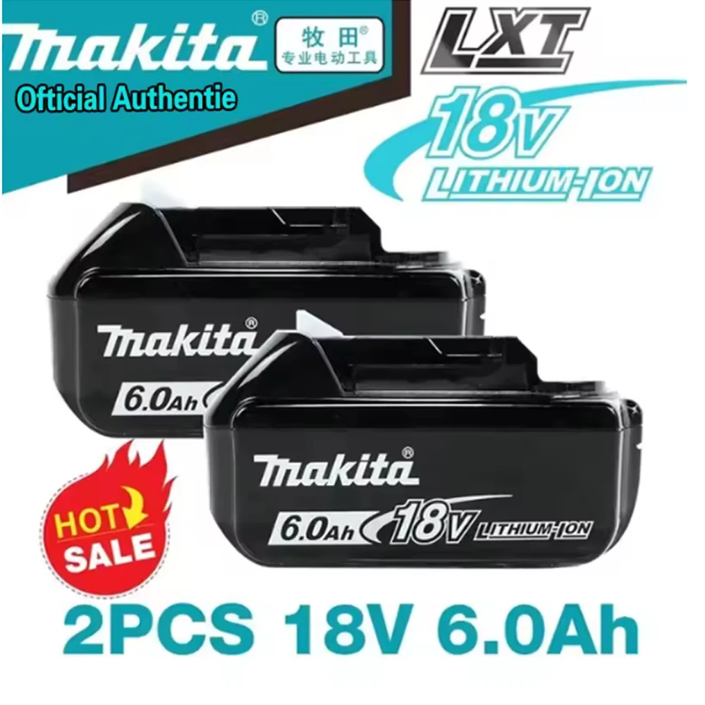 

Genuine Makita 18V Battery Rechargeable Battery 6.0Ah BL1830B BL1840 BL1840B BL1850 BL1850B 18650 LXT400 Power Tool
