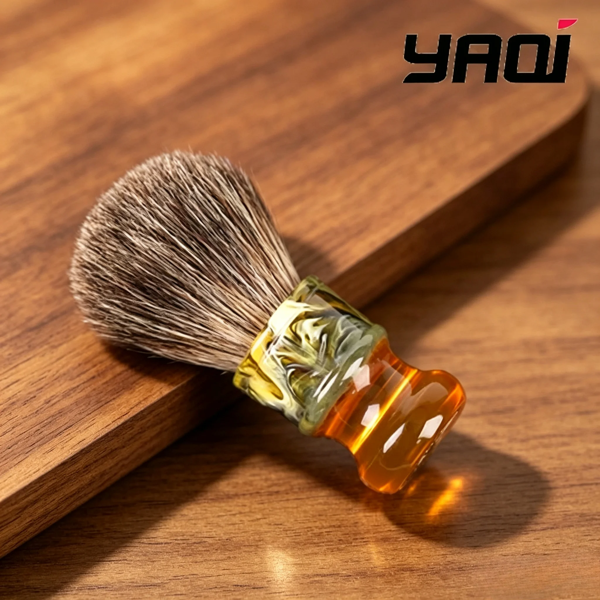 2026 Shaving Brush YAQI 22MM Sagrada Familia 100% Pure Hair Resin Handle Men Wet Shave Brushes For Mens