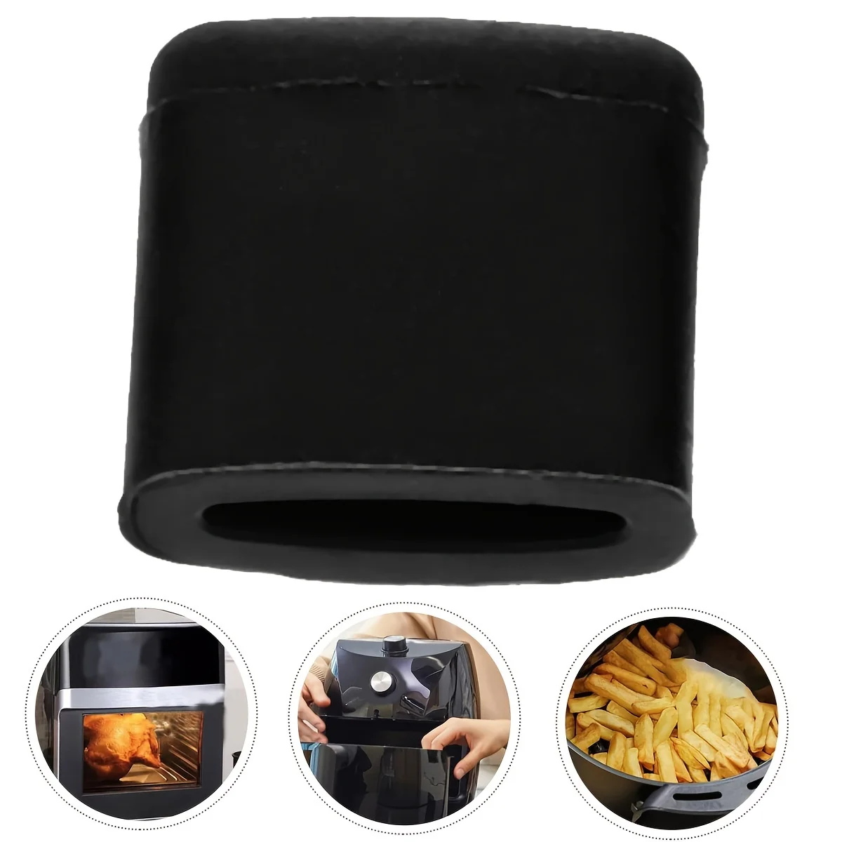 10Pcs Air Fryer Silicone Bumper Protector, Heat Resistant Steamer Board Rubber Feet, Anti-Scratch Air Fryer Accessories Parts