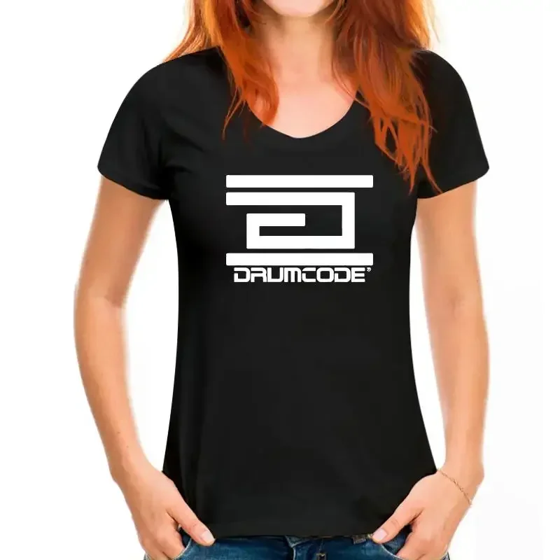 LE Drumcode Swedish Techno Label Logo Men Black White T Shirt  New Summer Men Cotton Cool Short Sleeve Tee Shirts