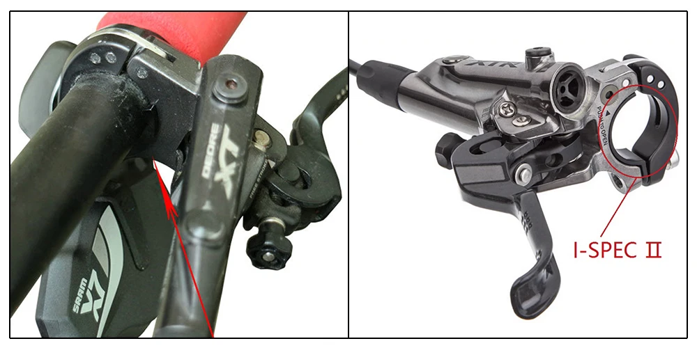 HEPPE Bike Trigger Shifter Integrierter Adapter MTB Bremsschalthebel-Anschluss für SRAM XTR XT SLX DEORE M6000 M7000 M8000 M9000 – Detail 6