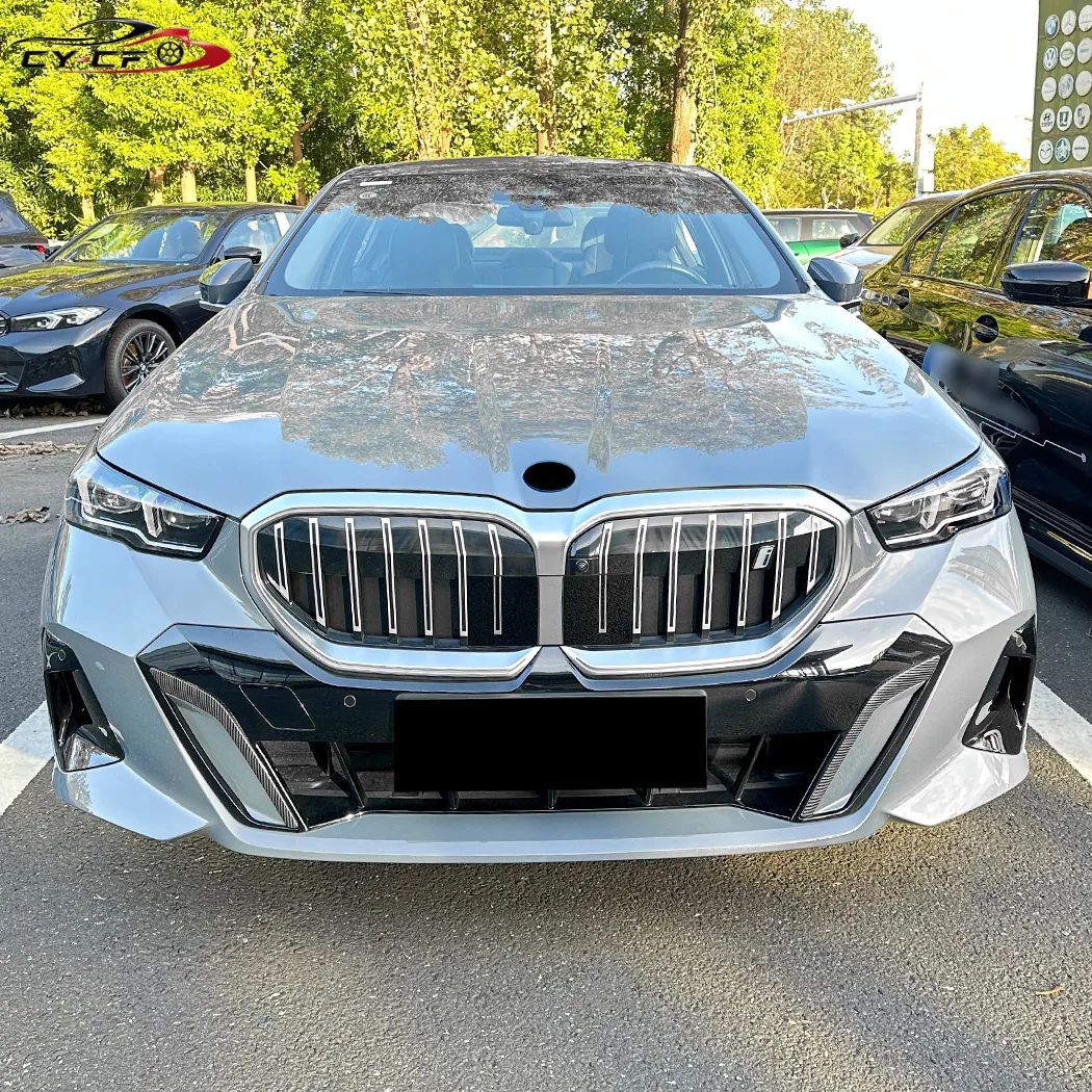 For BMW 5 Series G60 G61 I5 525i 530i 540i M sport 2024 + Car Front Bumper Side Splitter Canards Sticker Spoiler Cover Body Kits
