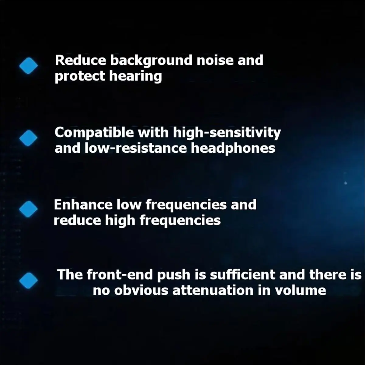 TCE 75Ω HiFi High-Quality Support Microphone Voice Impedance Bar Audio Jack Adapter Reduce Noise and Current Slurry