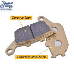 Motorcycle Rear Brake Pads For Suzuki SV 400 650 1000 DL 650 V-Strom GSF 650 1200 1250 Bandit GSX 650 1250 For Kawasaki KLE 1000