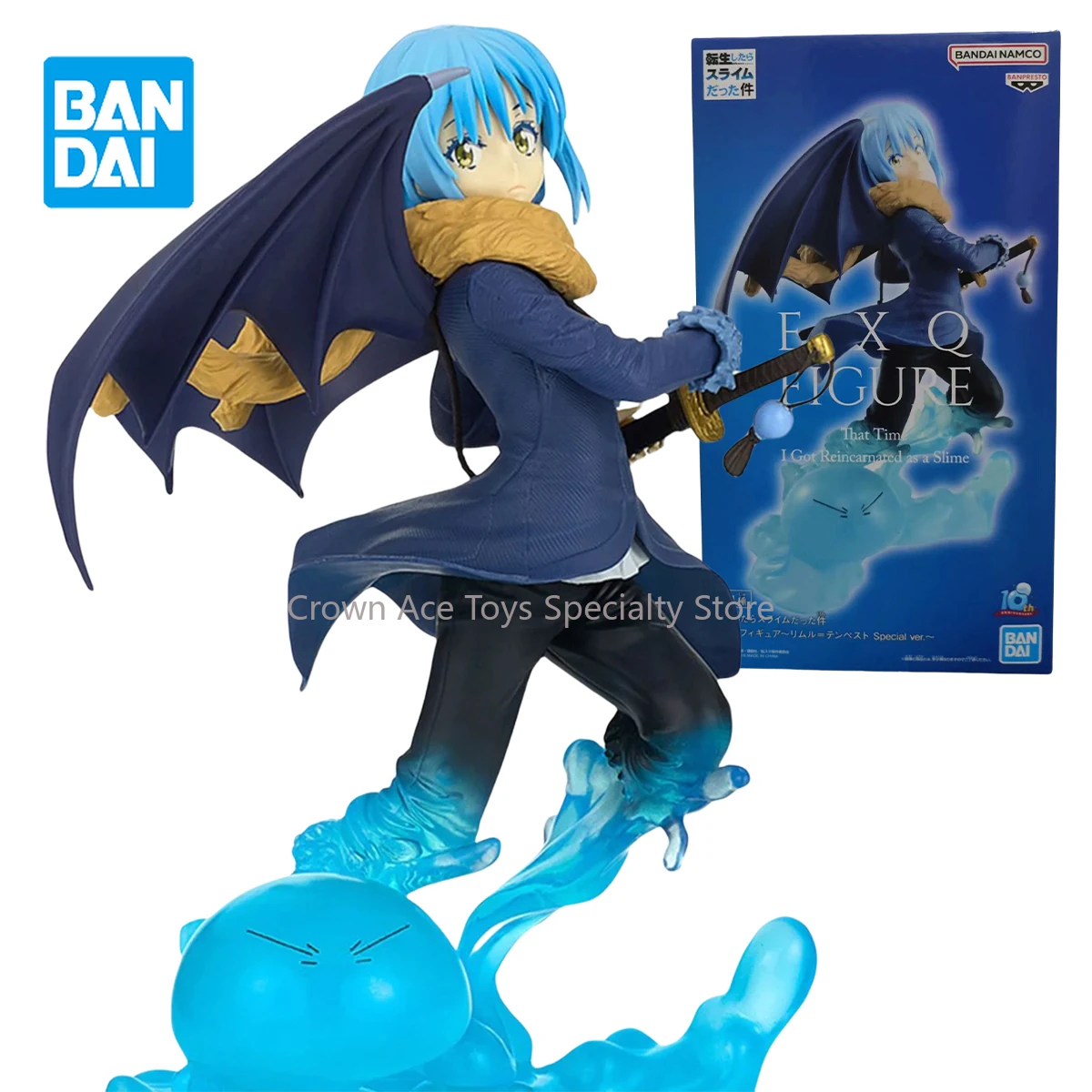 

Bandai Banpresto That Time I Got Reincarnated as a Slime EXQ Rimuru Tempest Special Ver. 20 cm Anime Action Figure Trendy Toys