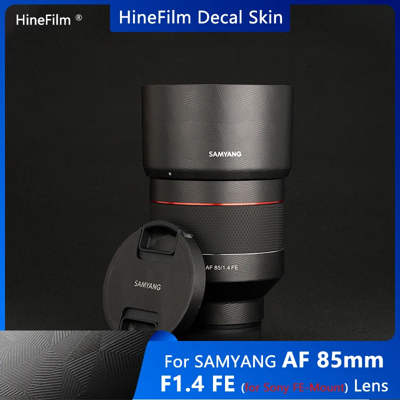 

AF 85 1,4 FE Mount наклейка на рассеиватель для Samyang AF 85 мм F1.4 FE Lens Decal Skin Premium Wraps Cases Protective Film