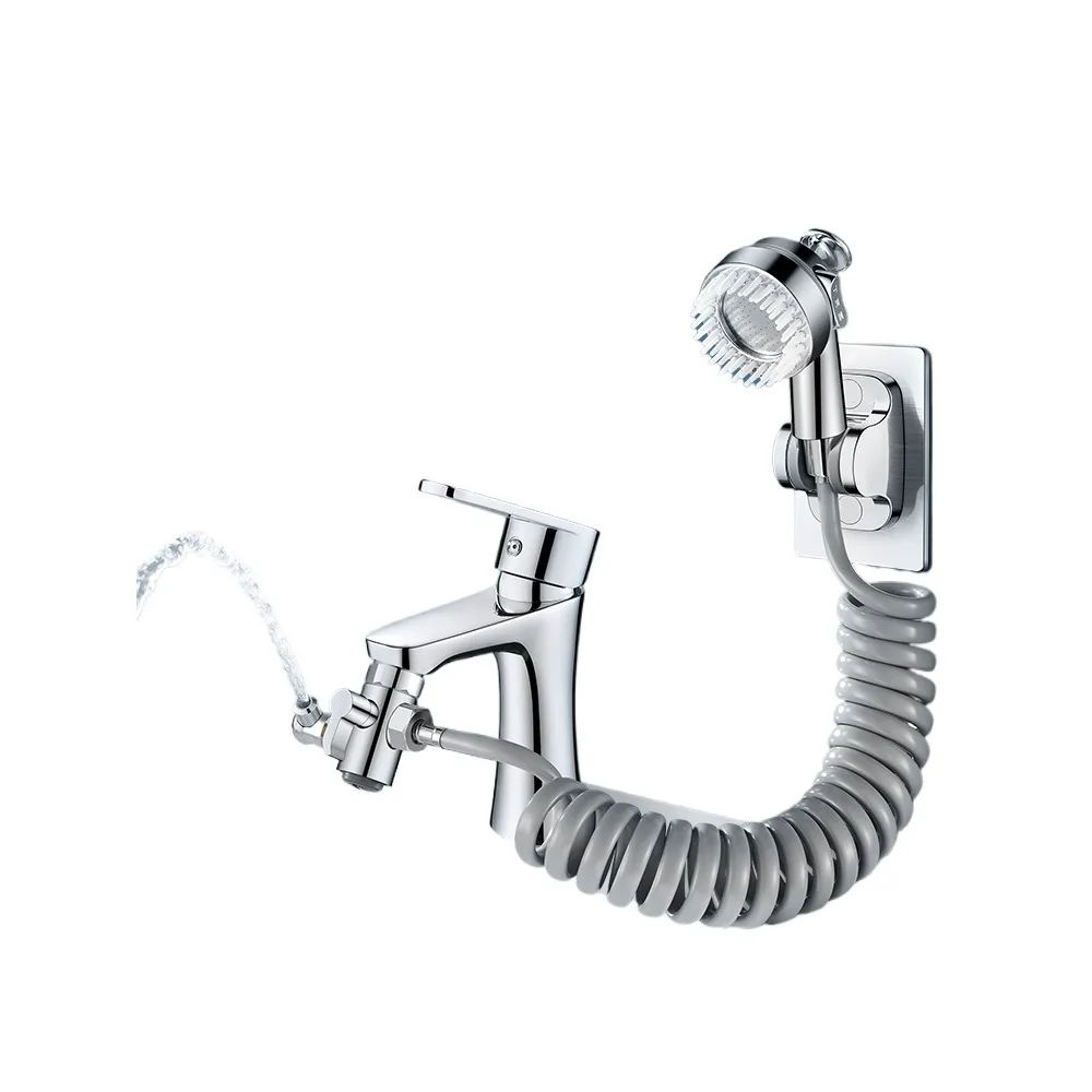 

Bathroom Washbasin Washbasin Multifunctional Extension Artifact External Shampoo Shower Faucet
