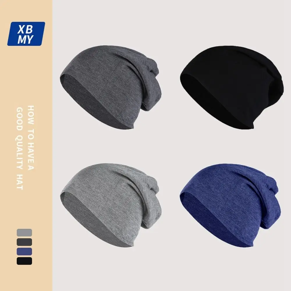 

Cotton Slouch Warm Beanies High Quality Windproof Solid Color Head Wraps Chemo Cap Bonnet Women